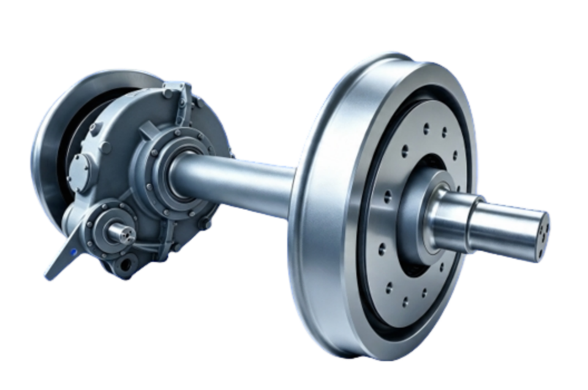 Urban rail transit wheelsets Length: 1600 mm～2600 mm Distance between inner sides: 840 mm ~ 1600 mm